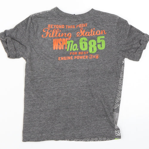 Preworn Boys Grey   Basic T-Shirt Size 3 Years