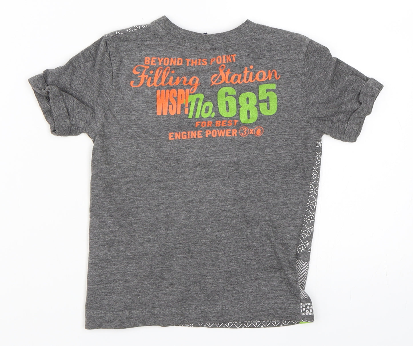 Preworn Boys Grey   Basic T-Shirt Size 3 Years