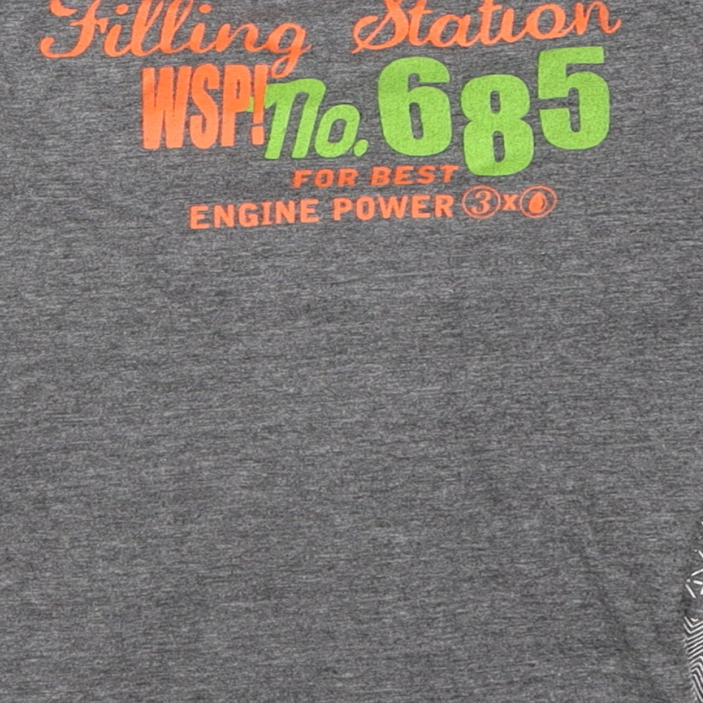 Preworn Boys Grey   Basic T-Shirt Size 3 Years