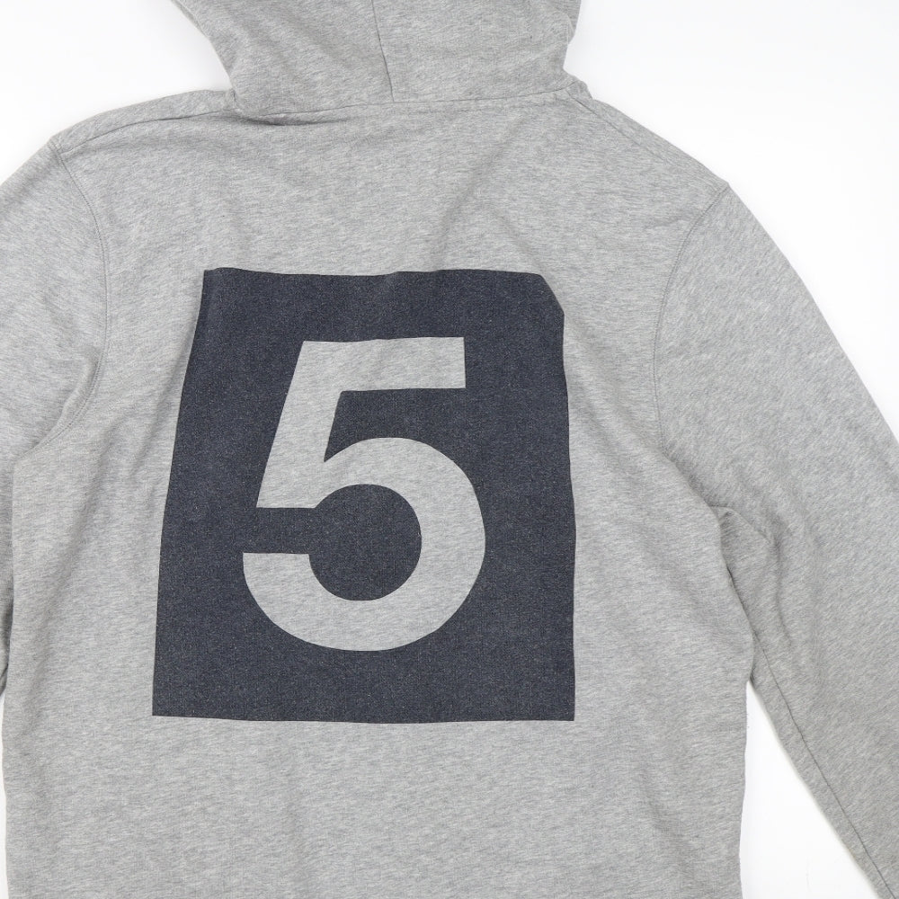Jack Wills Mens Grey   Full Zip Hoodie Size L