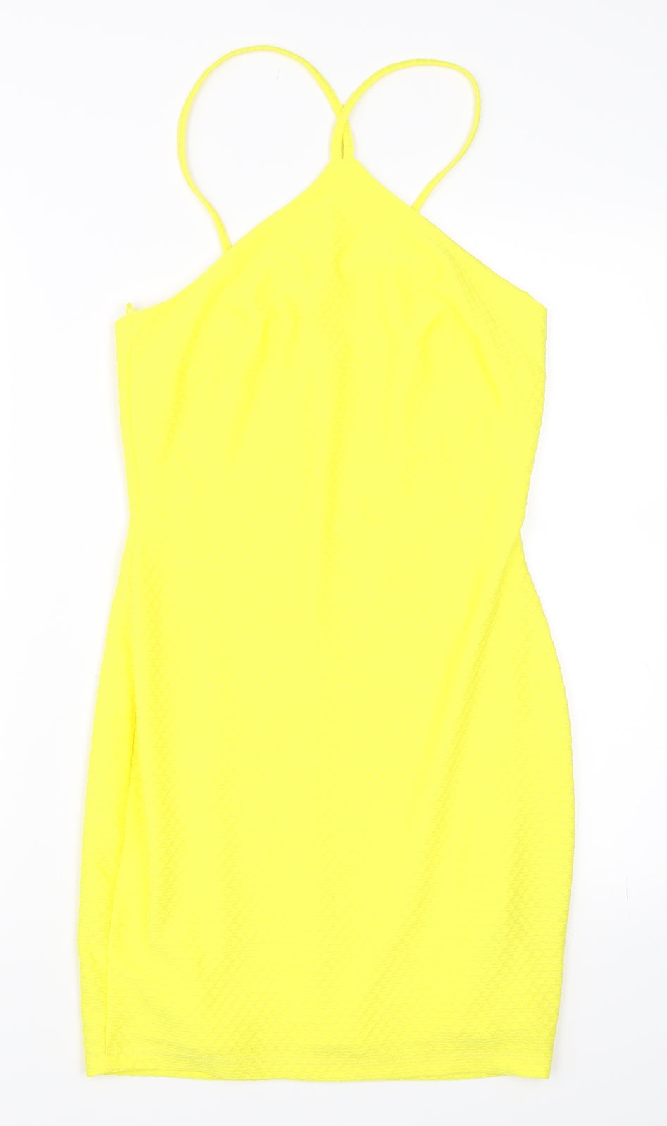 Miss Selfridge Womens Yellow   Bodycon  Size 10