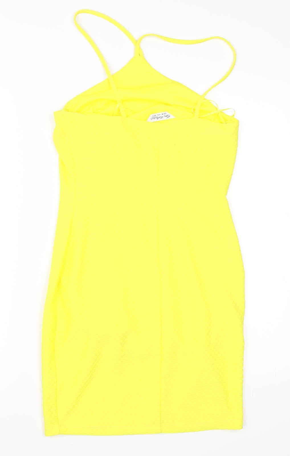 Miss Selfridge Womens Yellow   Bodycon  Size 10