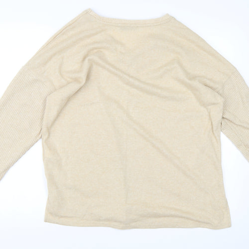 George Womens Beige   Pullover Jumper Size L