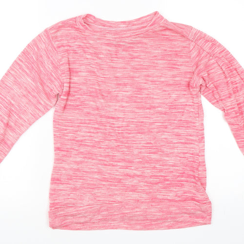Funky Fit Womens Pink   Pullover Sweatshirt Size S