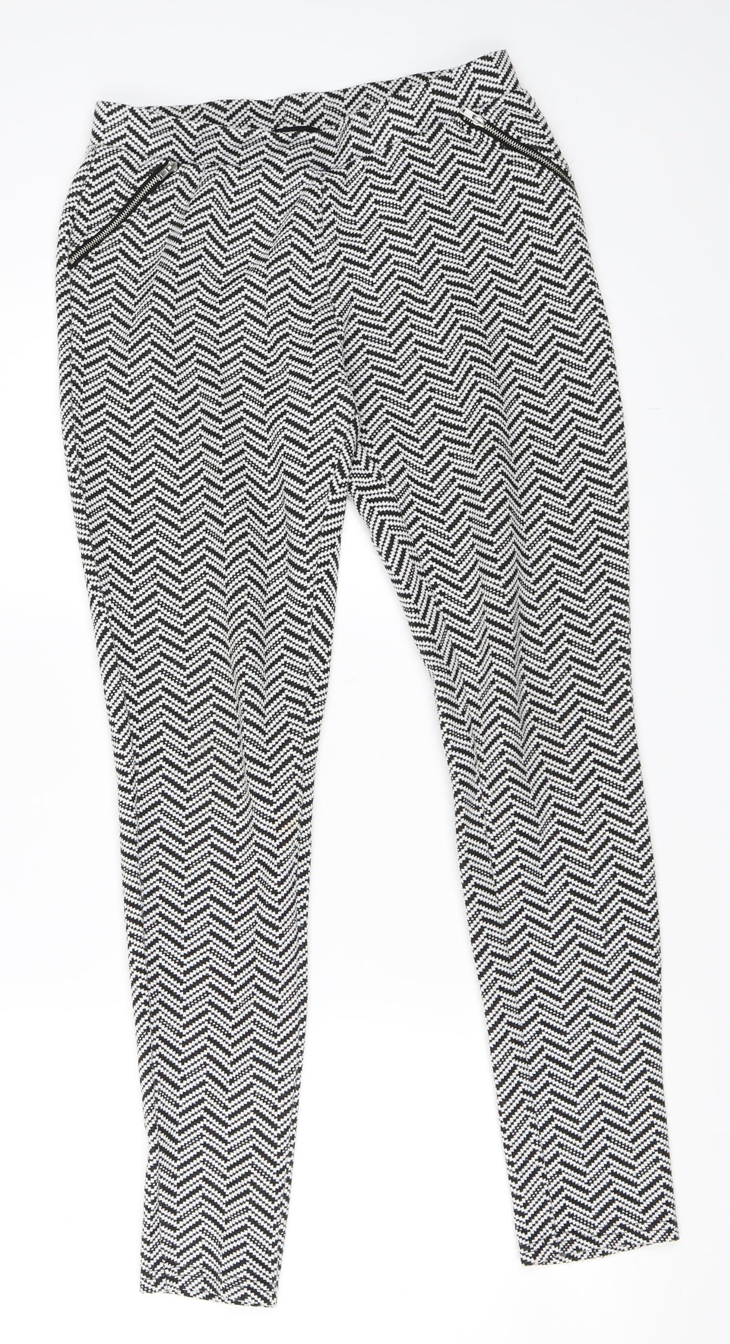 Atmosphere Womens White   Trousers  Size 10 L29 in