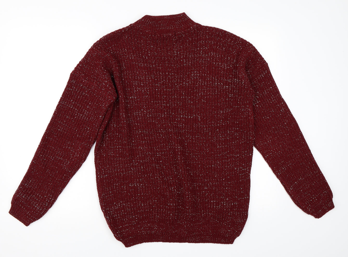Misspap Womens Red   Pullover Jumper Size M