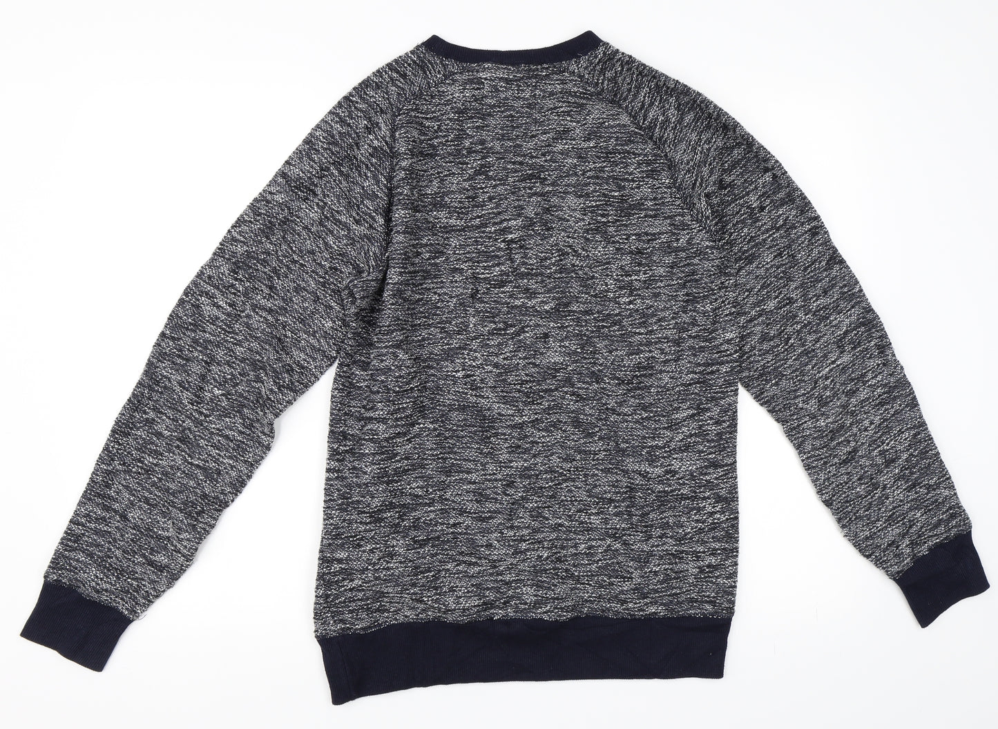 Easy Mens Blue   Pullover Sweatshirt Size S