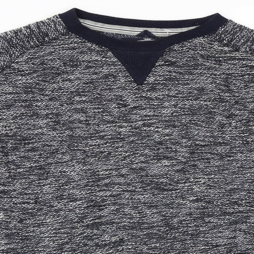 Easy Mens Blue   Pullover Sweatshirt Size S