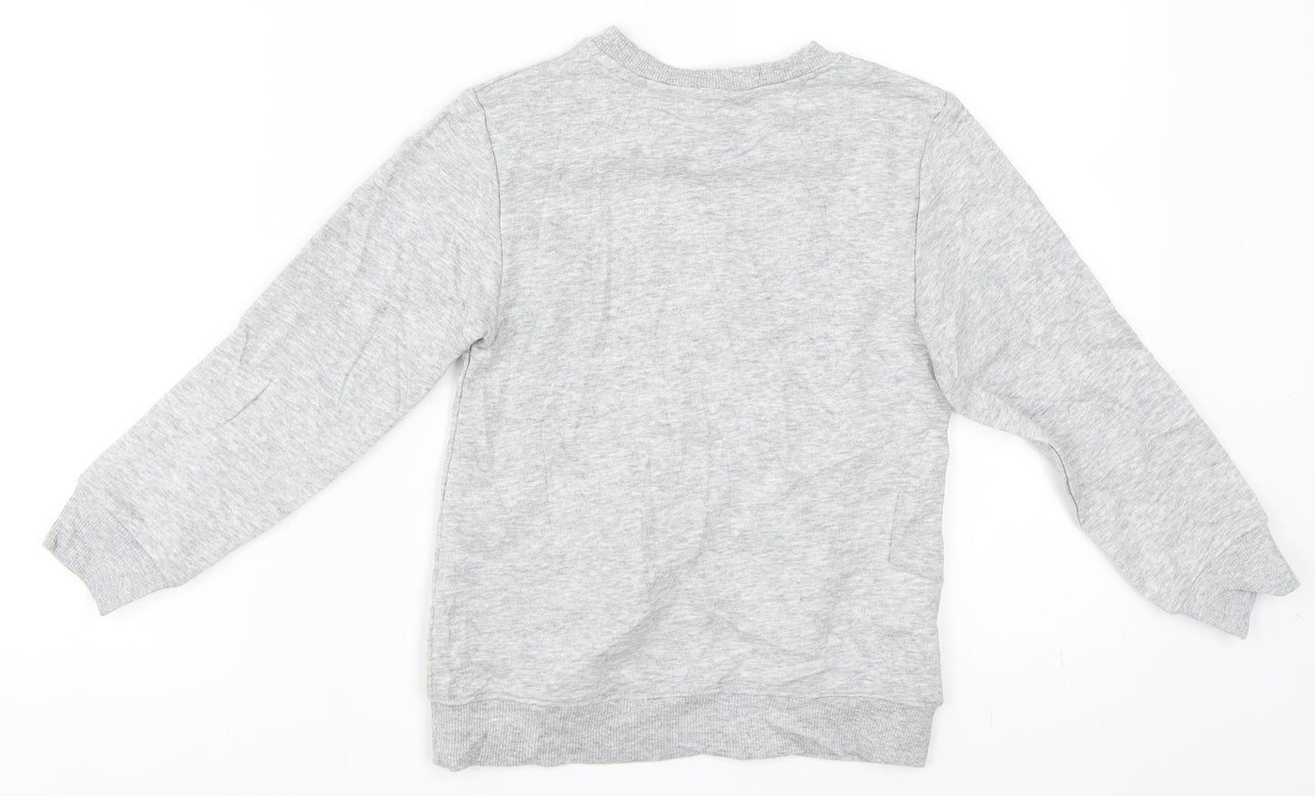 H&M Girls Grey   Pullover Sweatshirt Size 5-6 Years