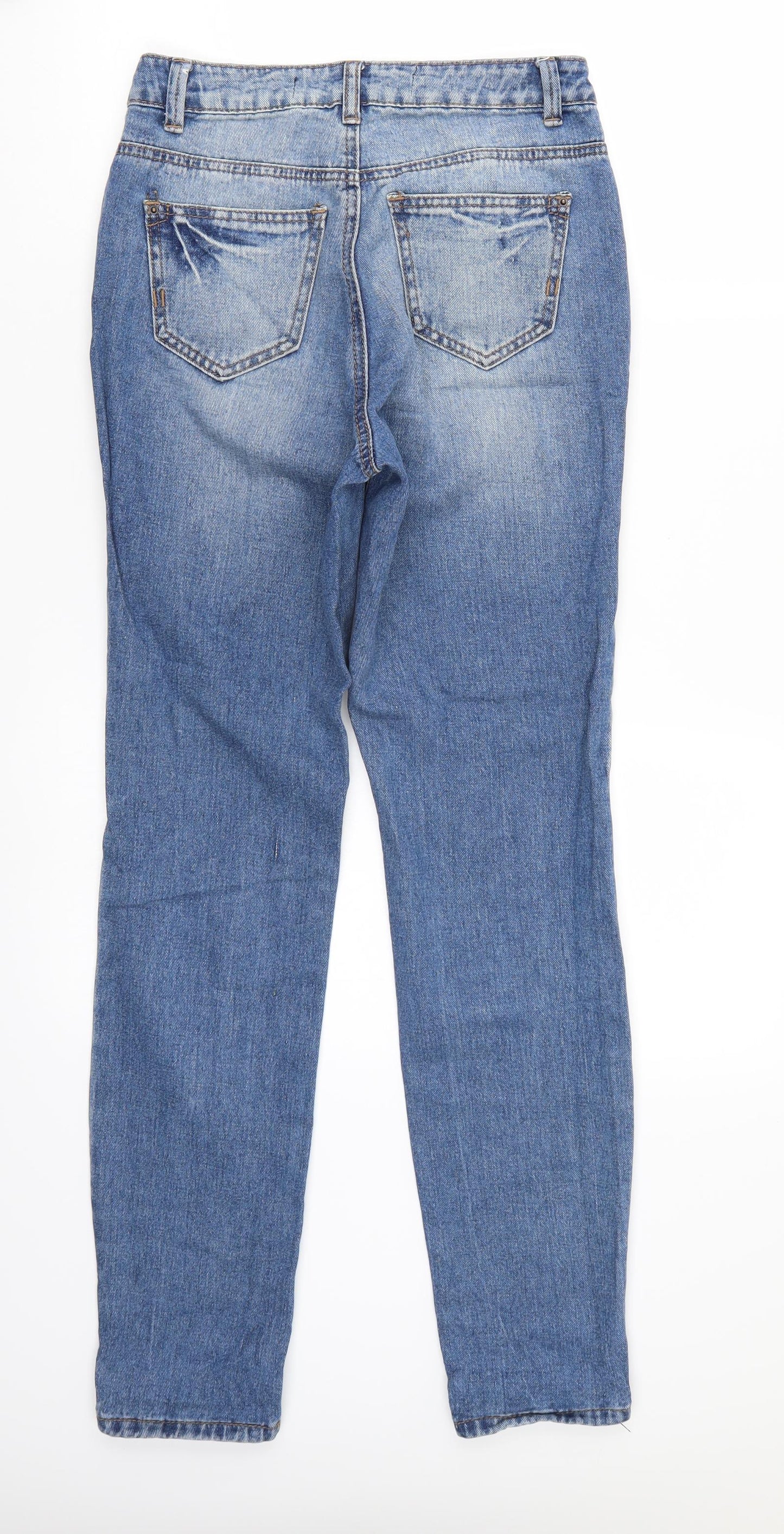 Newlook Womens Blue   Cropped Jeans Size 6 L30 in