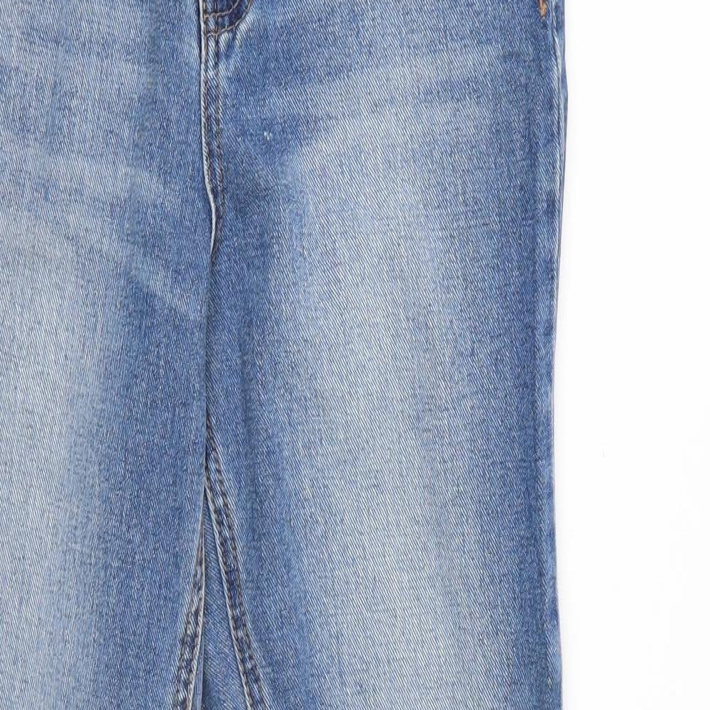 Newlook Womens Blue   Cropped Jeans Size 6 L30 in