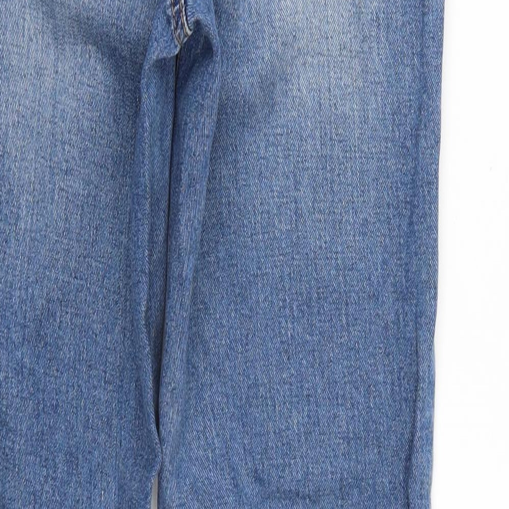 Newlook Womens Blue   Cropped Jeans Size 6 L30 in