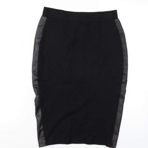 F&F Womens Black   Straight & Pencil Skirt Size 8