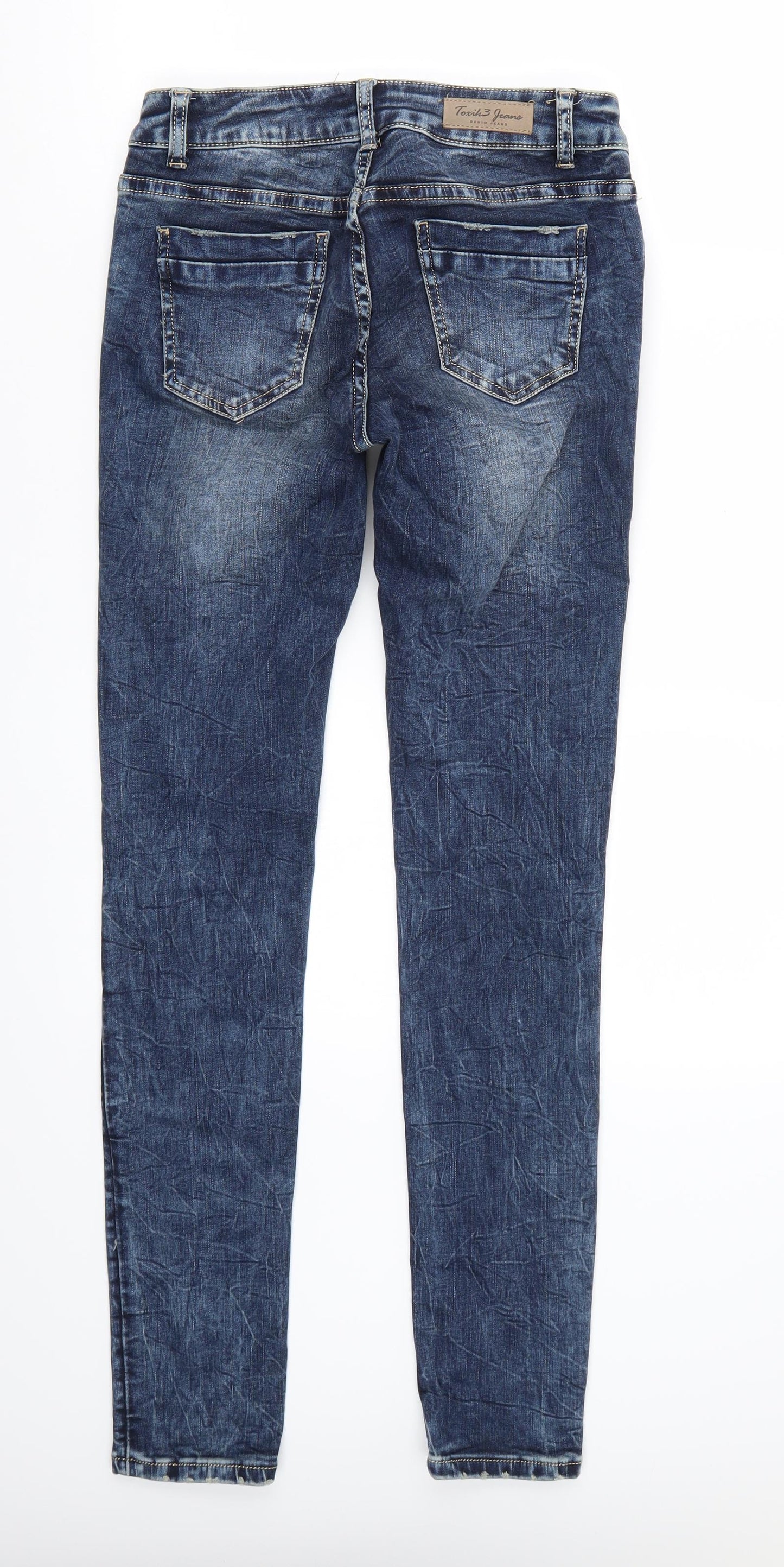 Toxik3 Womens Blue   Skinny Jeans Size 36 L30 in