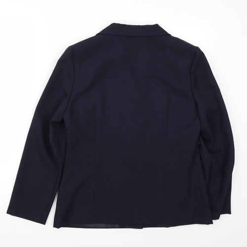 Preworn Womens Blue   Jacket Blazer Size 12