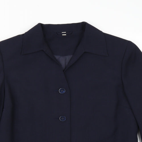 Preworn Womens Blue   Jacket Blazer Size 12