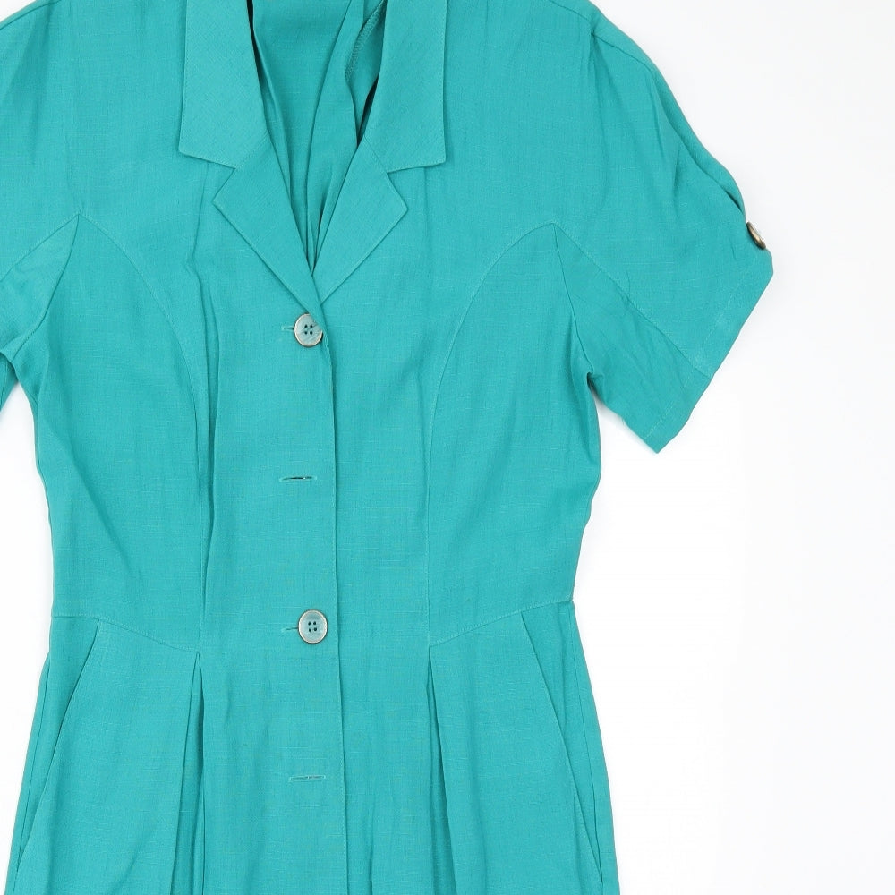 Marks and Spencer Womens Green   A-Line  Size 12