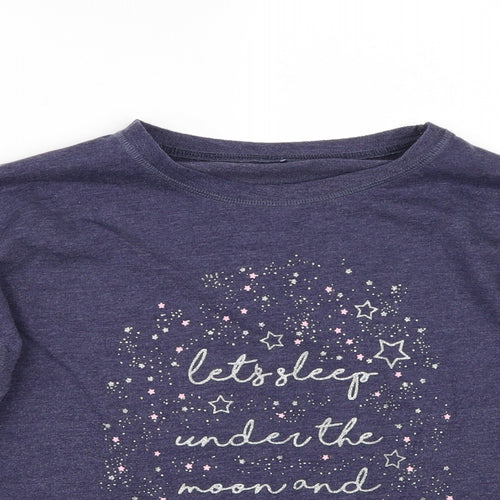 George Womens Blue   Basic T-Shirt Size 8