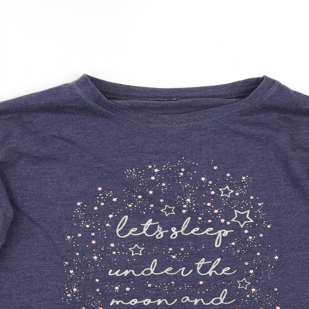 George Womens Blue   Basic T-Shirt Size 8