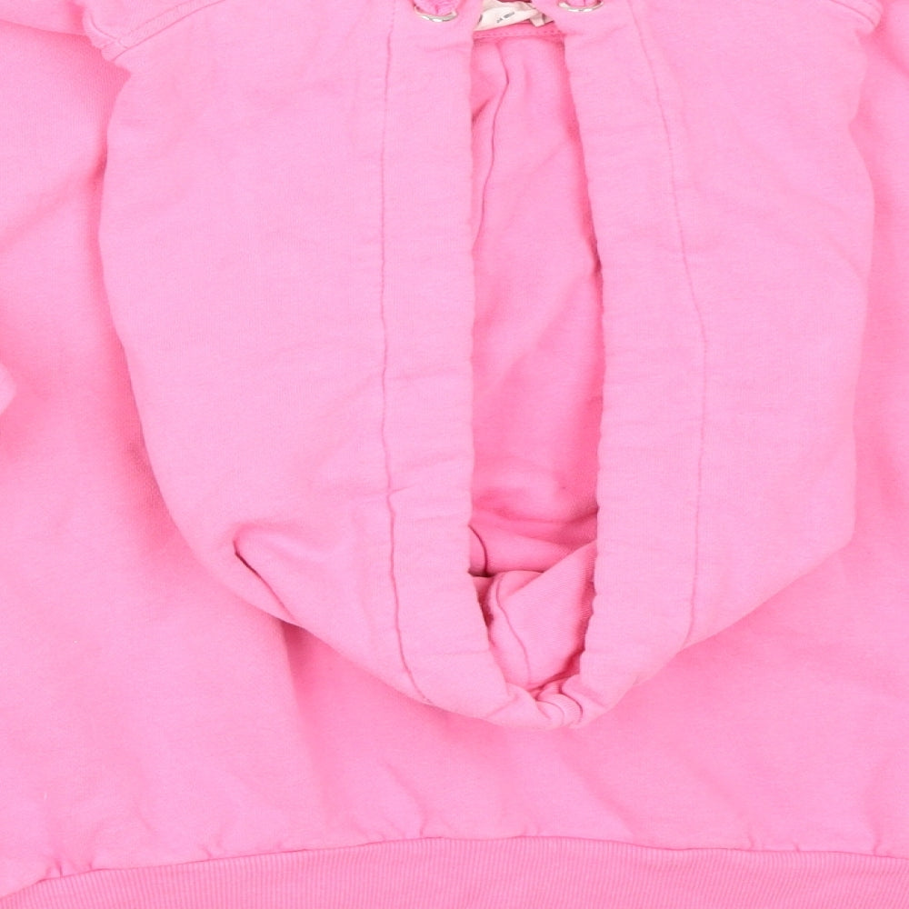 H&M Womens Pink   Pullover Hoodie Size XS