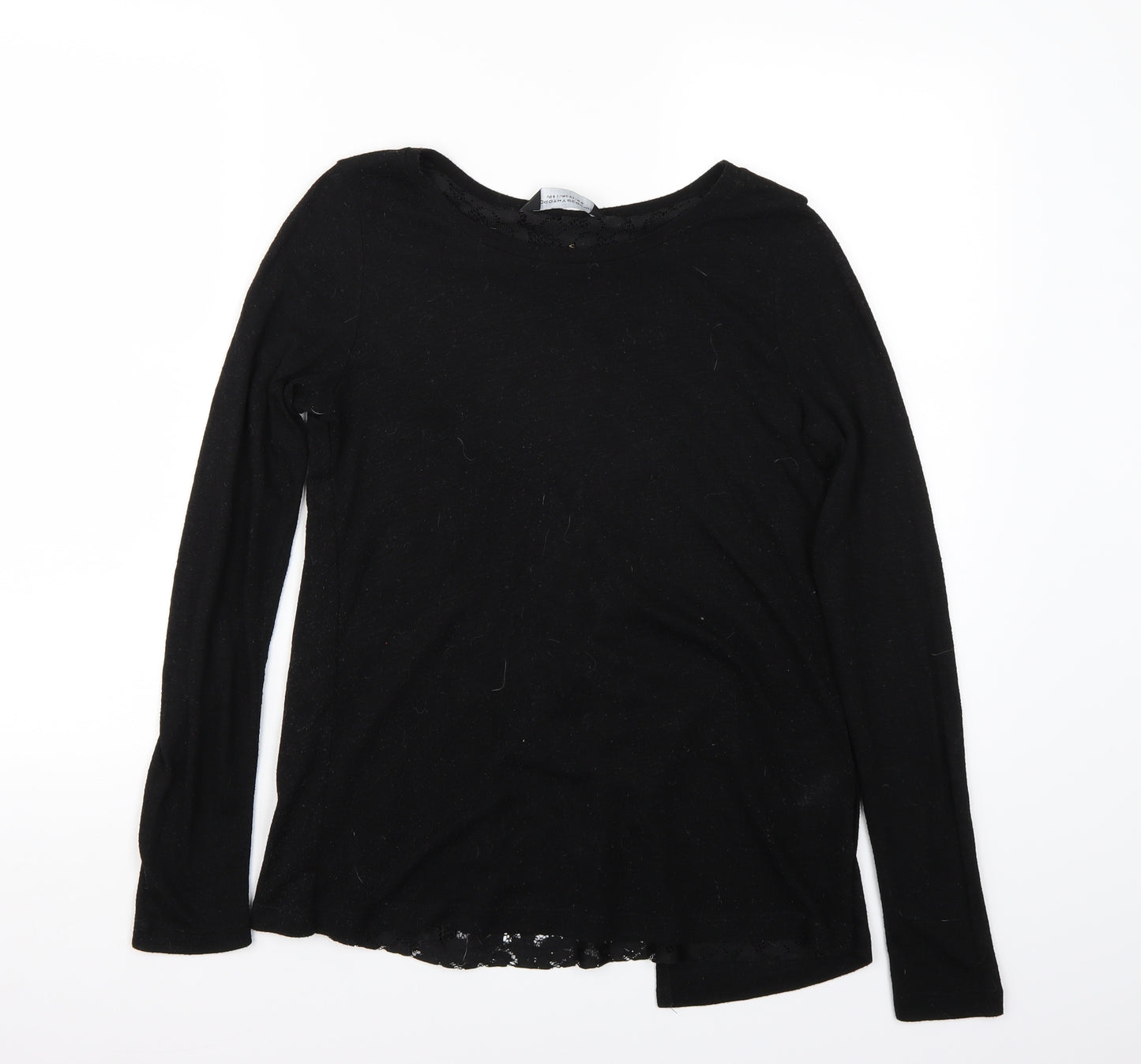 Dorothy Perkins Womens Black   Basic T-Shirt Size 10