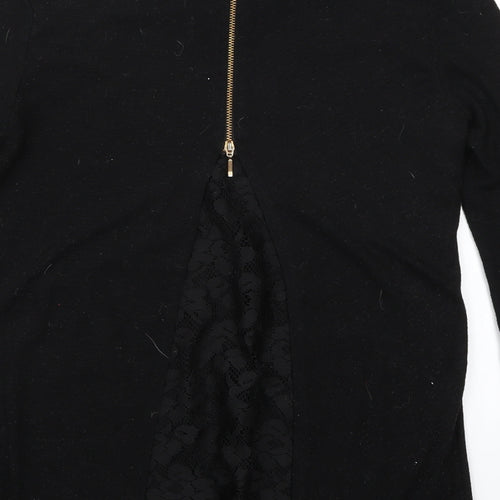 Dorothy Perkins Womens Black   Basic T-Shirt Size 10