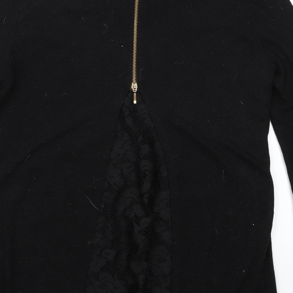 Dorothy Perkins Womens Black   Basic T-Shirt Size 10