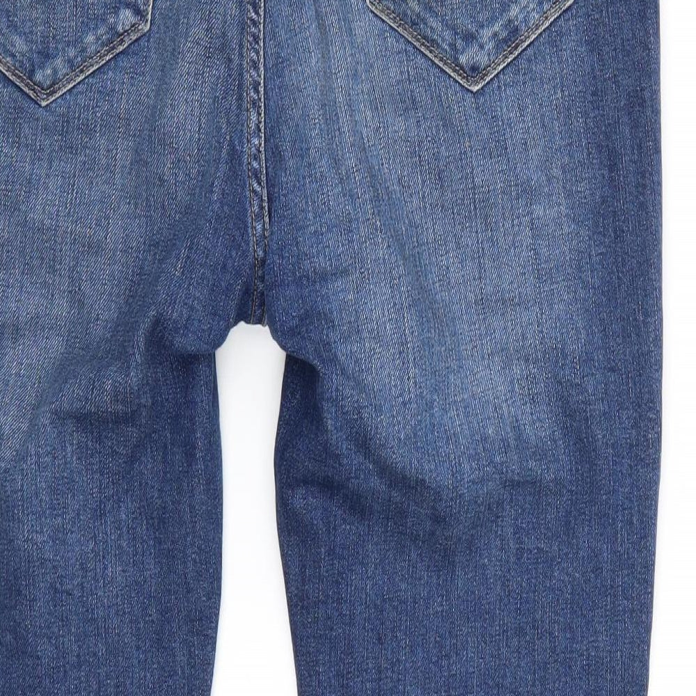 Fat Face Womens Blue   Cropped Jeans Size 14 L24 in