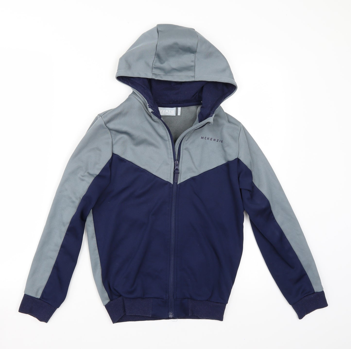 McKenzie Boys Blue   Full Zip Hoodie Size 10-11 Years