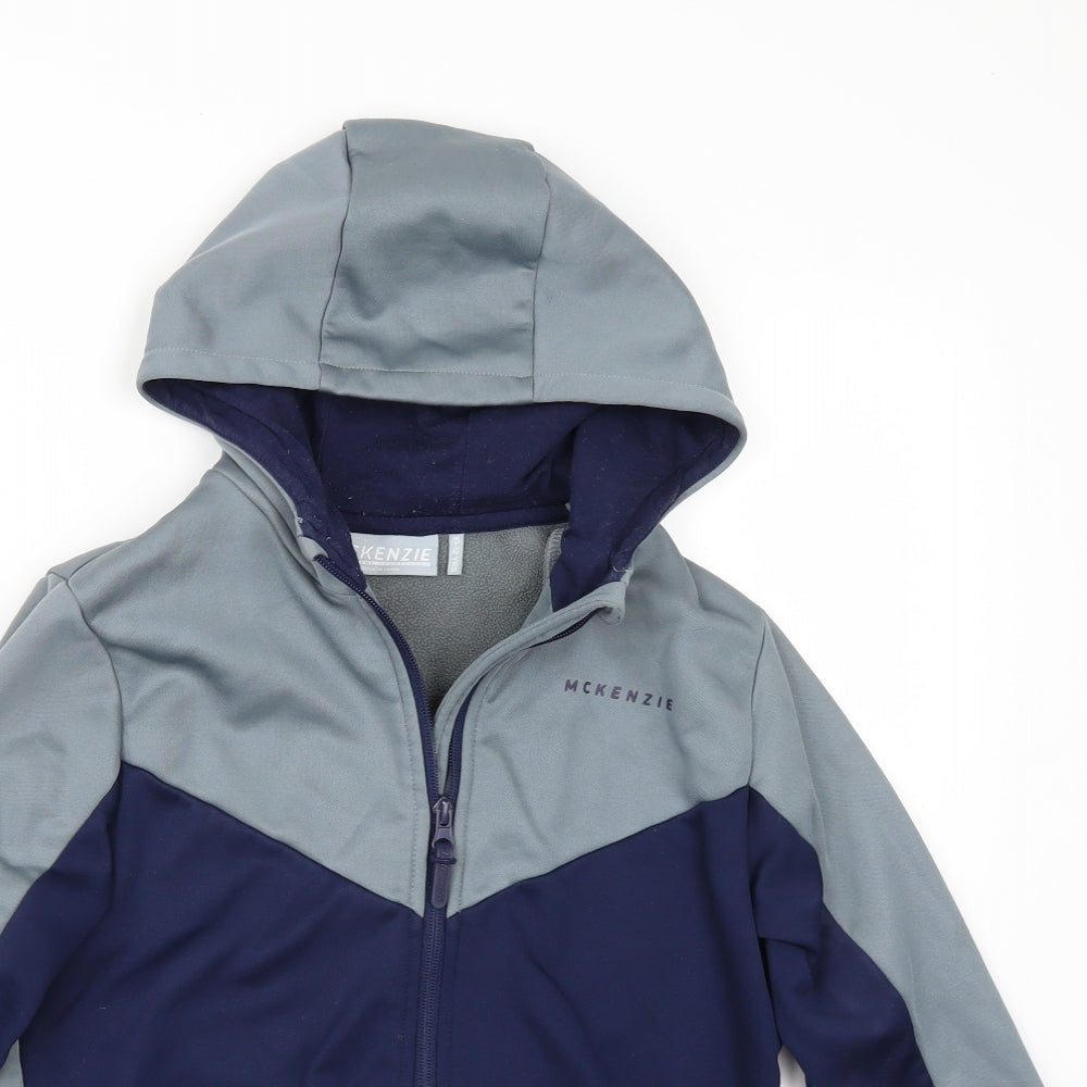 McKenzie Boys Blue   Full Zip Hoodie Size 10-11 Years