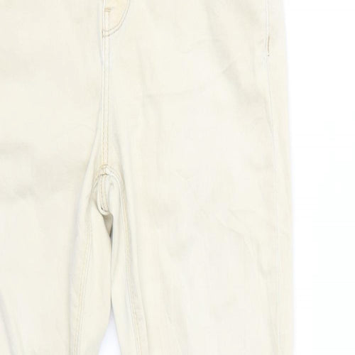 38 Womens Beige   Straight Jeans Size 6 L28 in