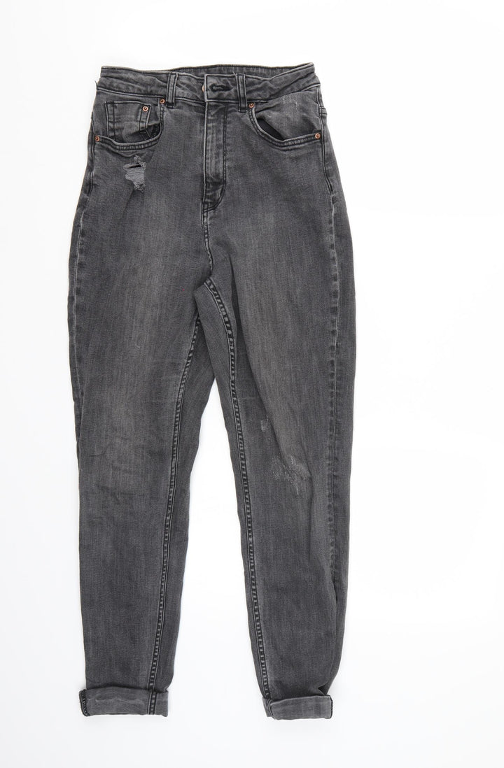 H&M Womens Black   Straight Jeans Size 6 L25 in