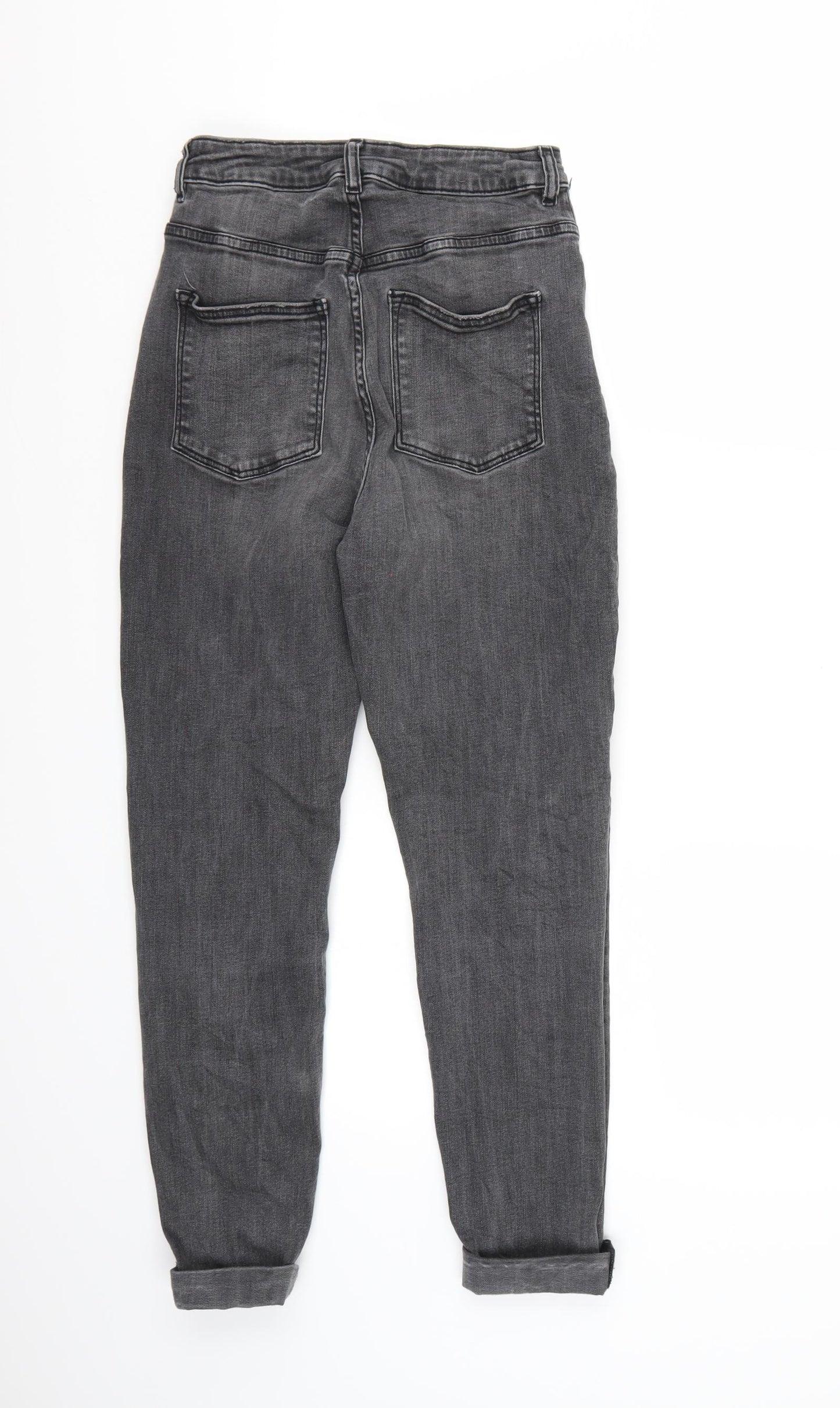 H&M Womens Black   Straight Jeans Size 6 L25 in