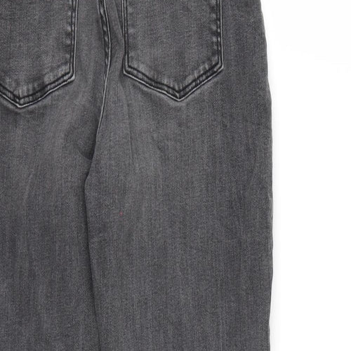 H&M Womens Black   Straight Jeans Size 6 L25 in