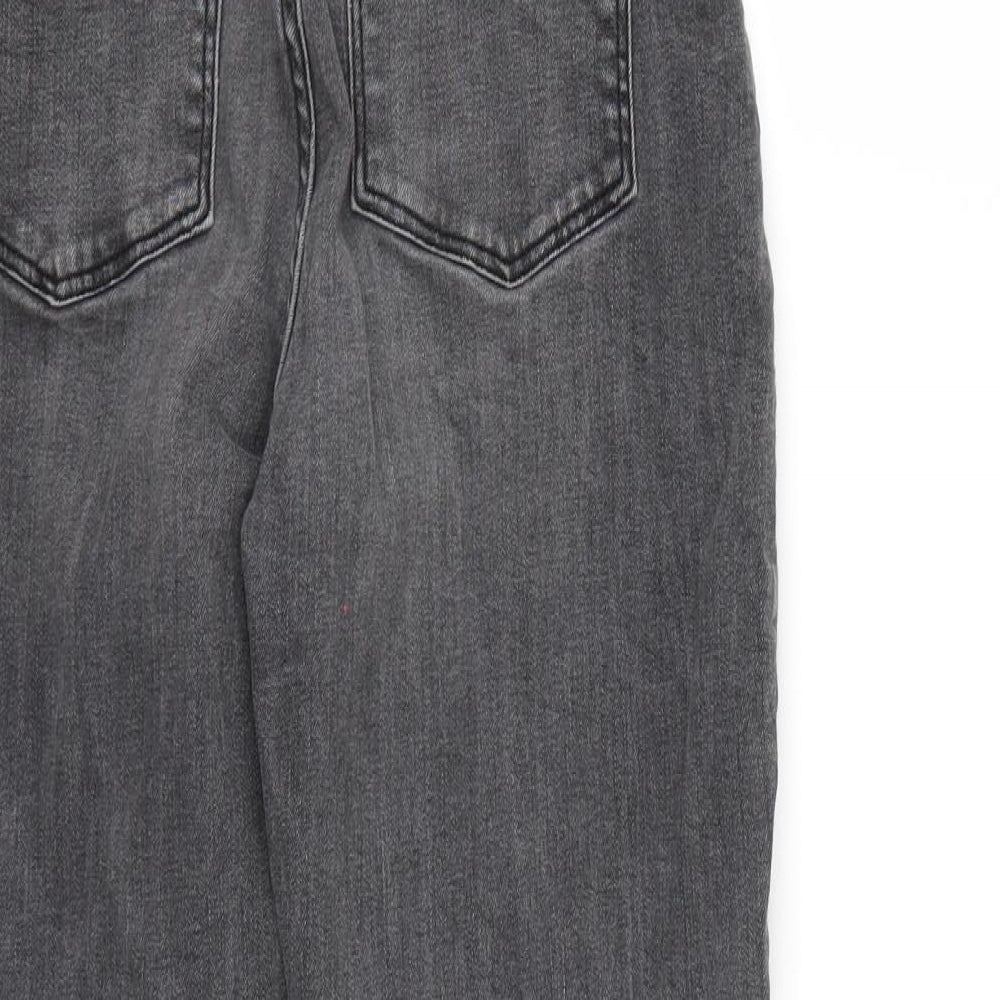 H&M Womens Black   Straight Jeans Size 6 L25 in