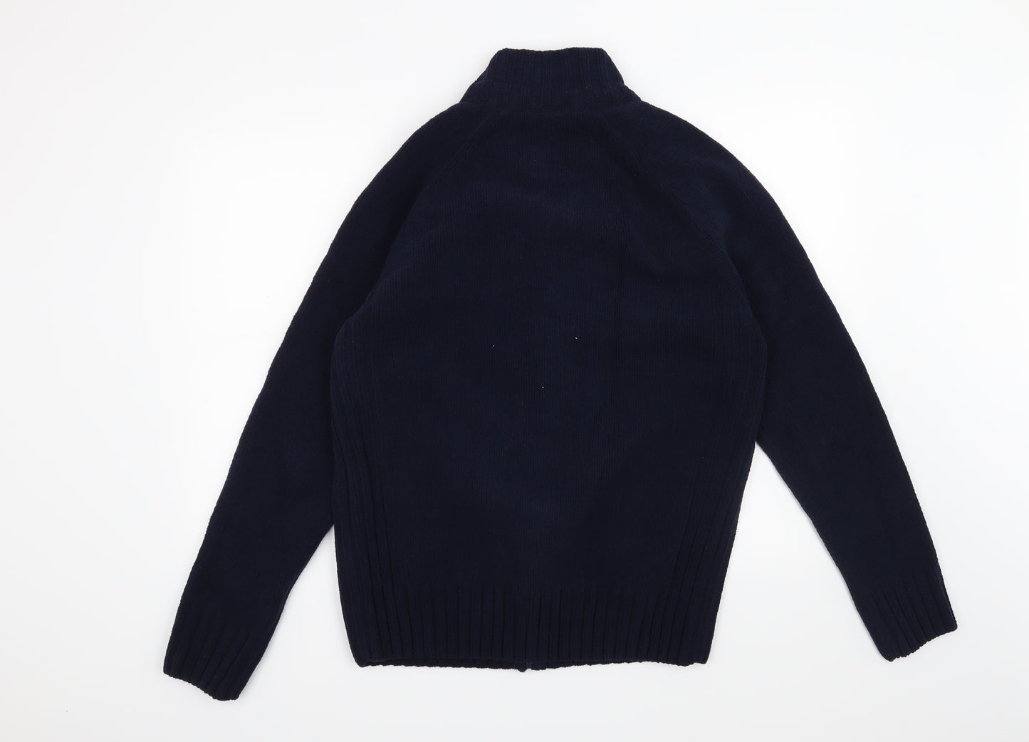 Preworn Mens Blue   Cardigan Jumper Size L