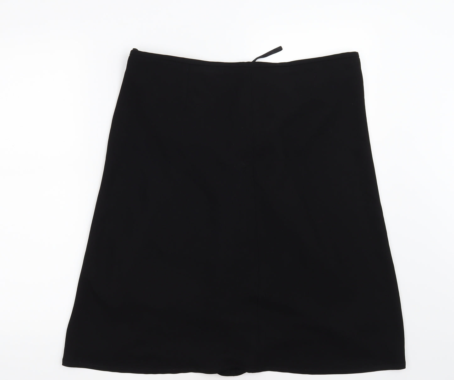 Preworn Womens Black   A-Line Skirt Size 18