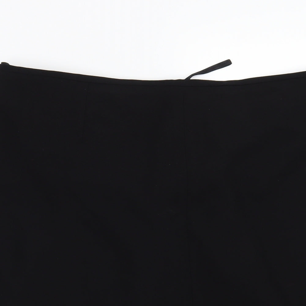 Preworn Womens Black   A-Line Skirt Size 18