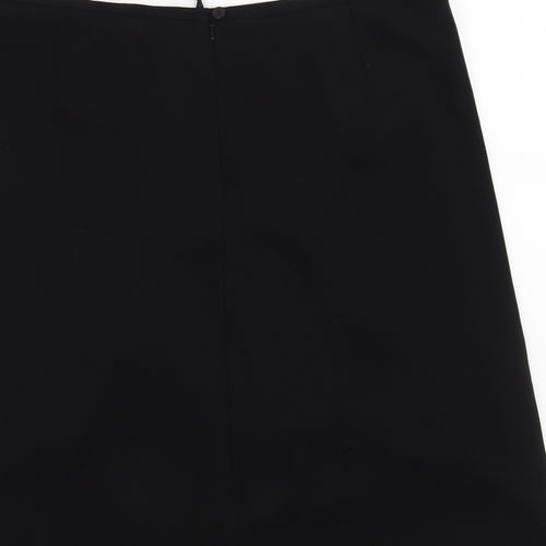 Preworn Womens Black   A-Line Skirt Size 18