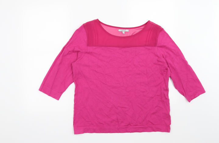 Per Una Womens Pink   Pullover Jumper Size 18
