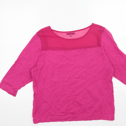 Per Una Womens Pink   Pullover Jumper Size 18