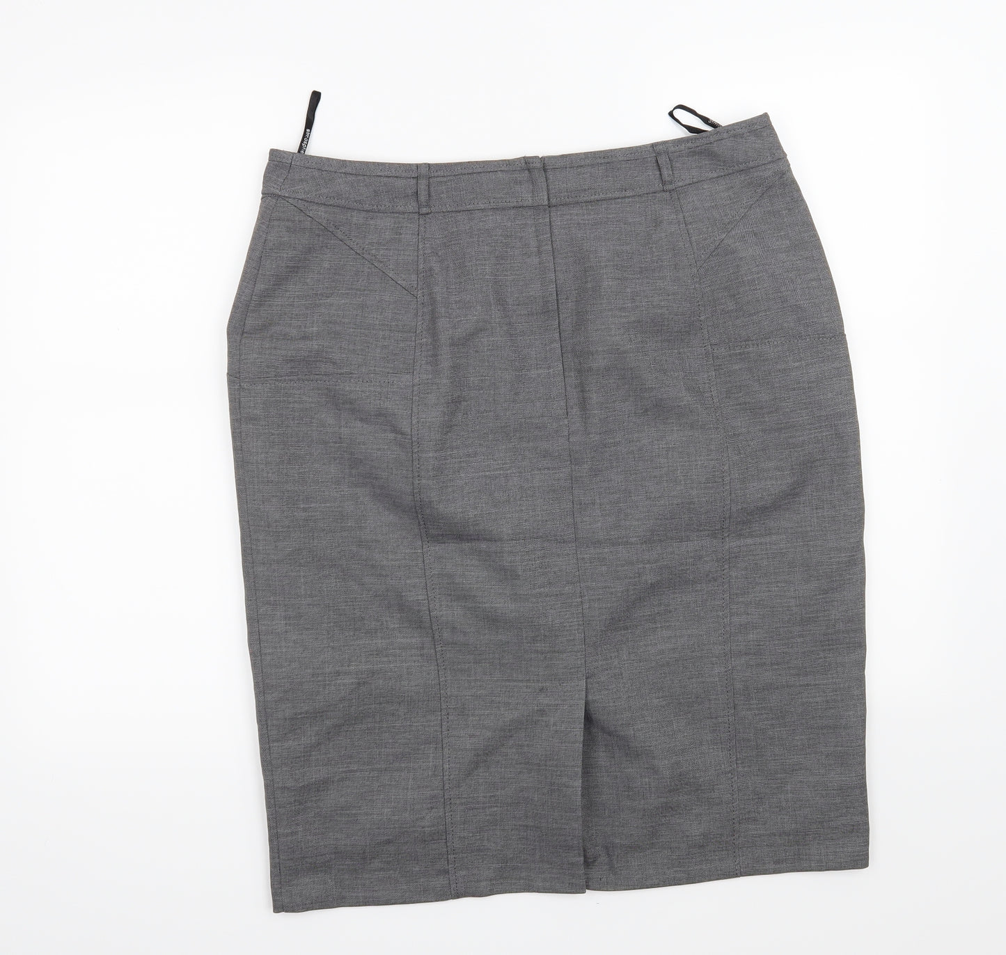 Atmosphere Womens Grey   Straight & Pencil Skirt Size 16
