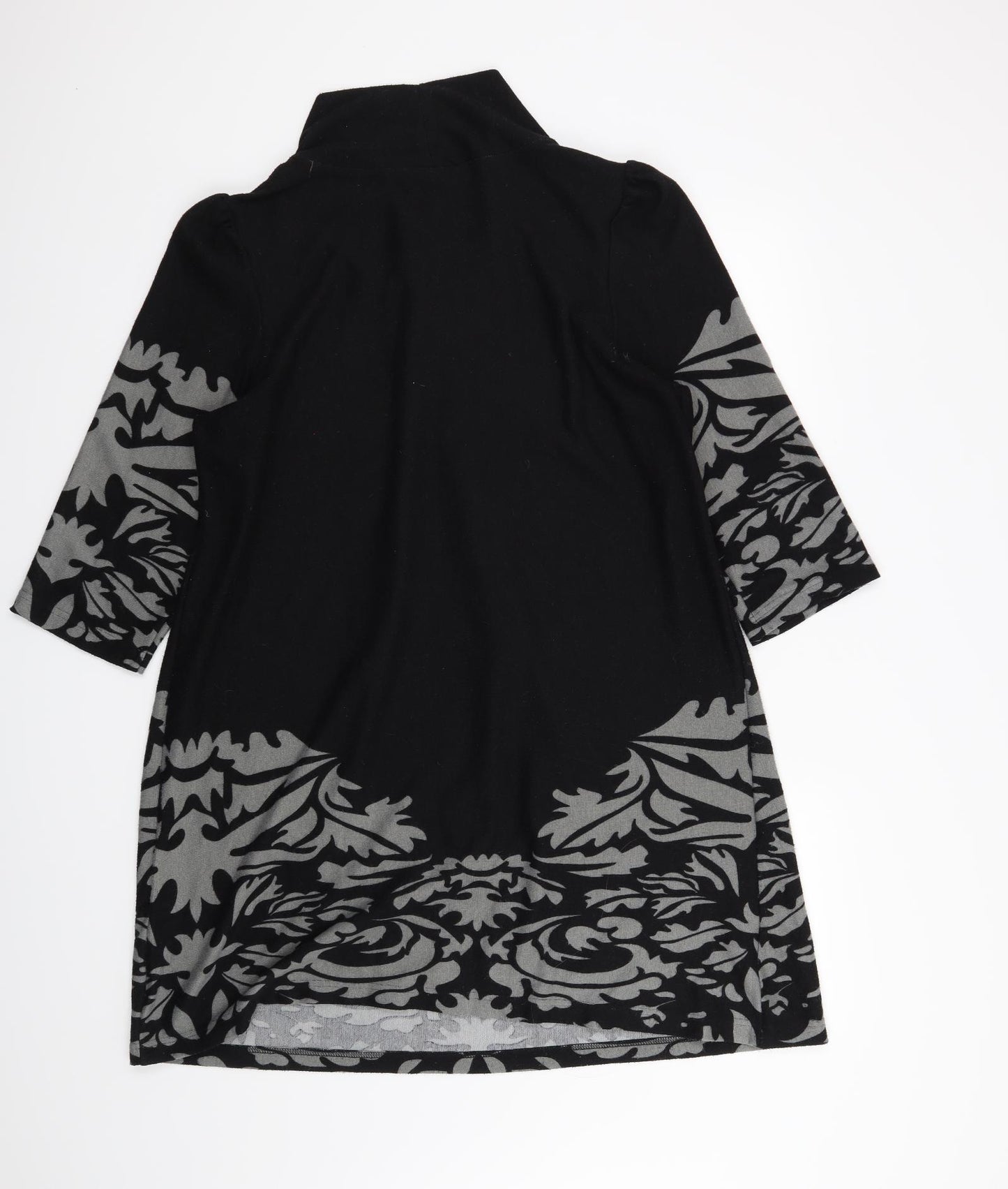 Preview Womens Black Geometric  Jumper Dress  Size 20