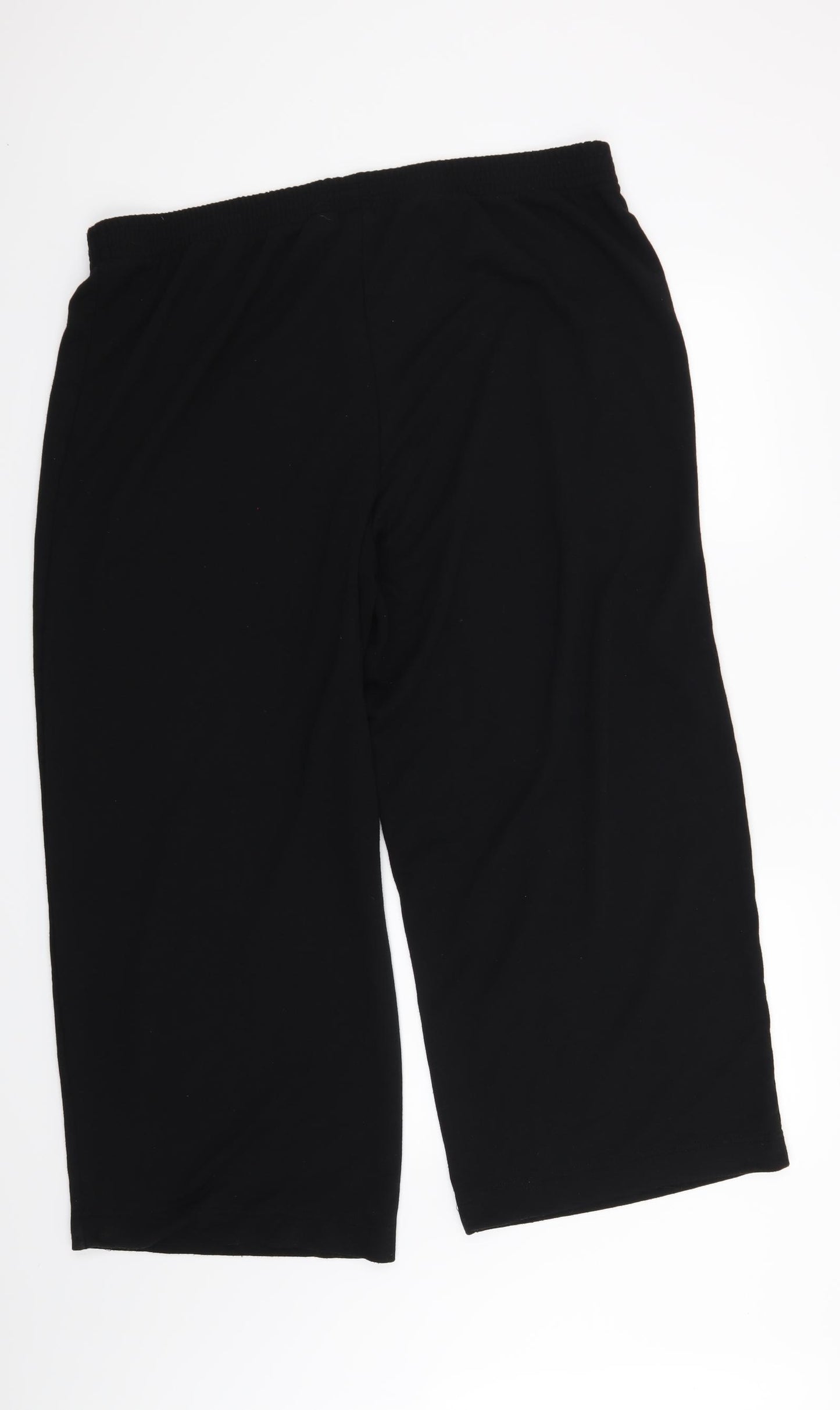 H&M Womens Black   Sweatpants Trousers Size 2XL L29 in