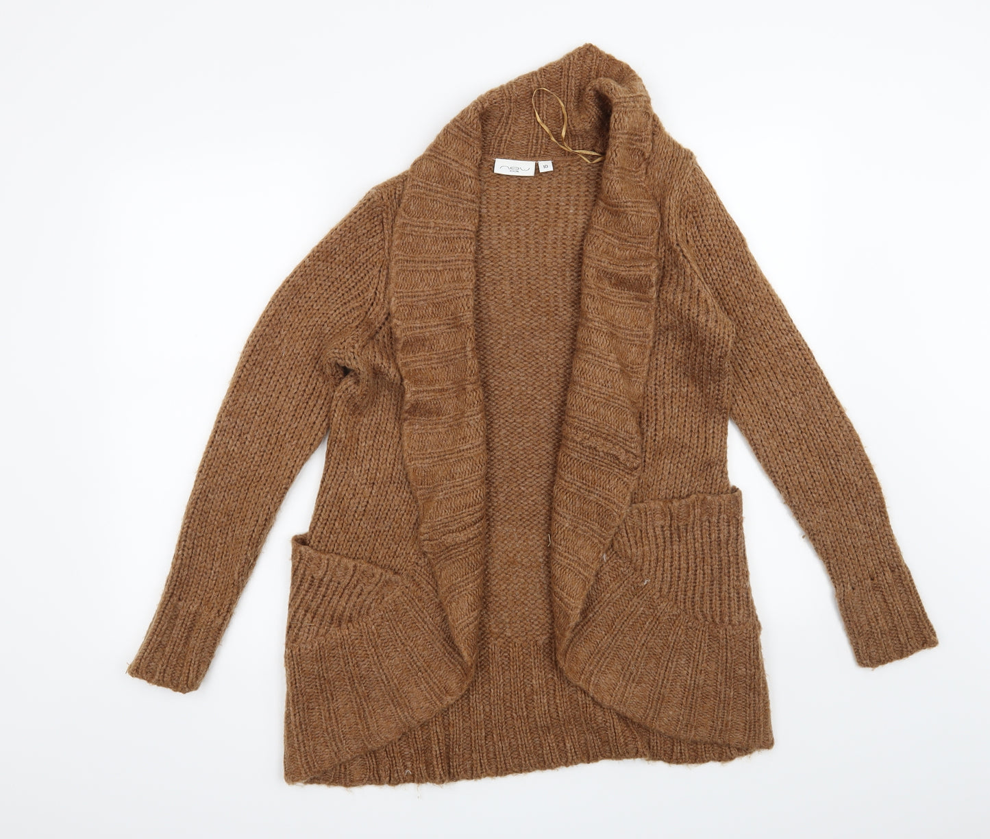 New Look Womens Brown   Cardigan Jumper Size 10