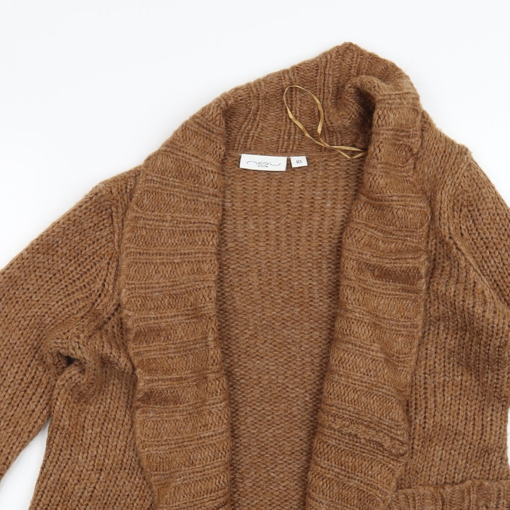New Look Womens Brown   Cardigan Jumper Size 10