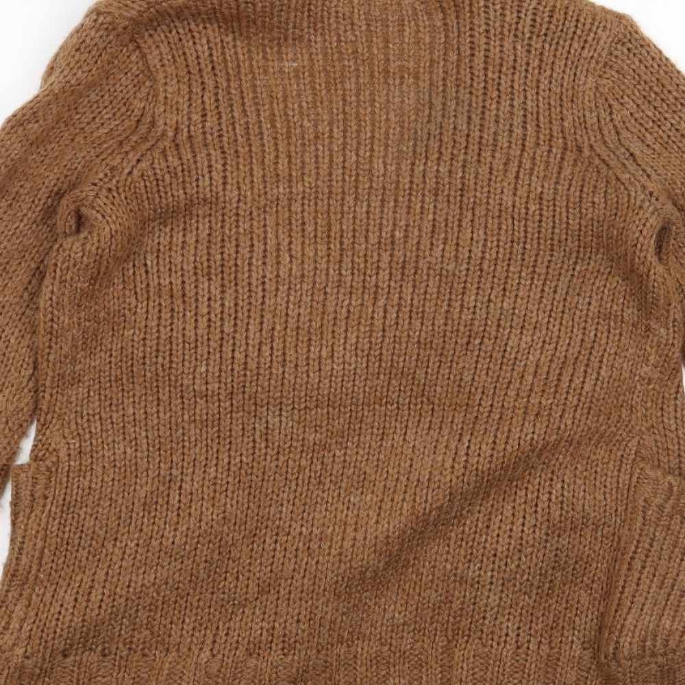 New Look Womens Brown   Cardigan Jumper Size 10