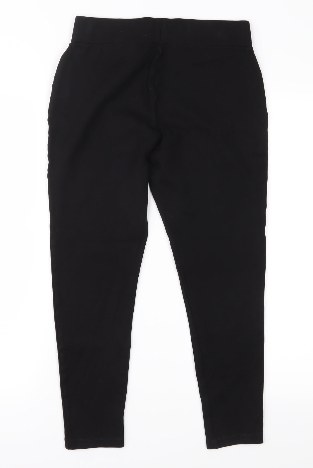 NEXT Womens Black   Cropped Leggings Size 12 L23 in