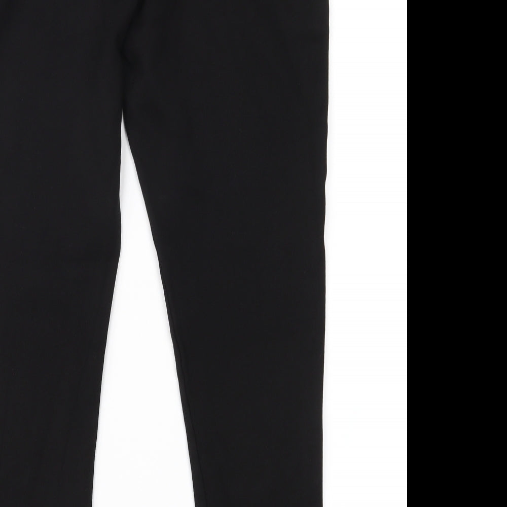 NEXT Womens Black   Cropped Leggings Size 12 L23 in