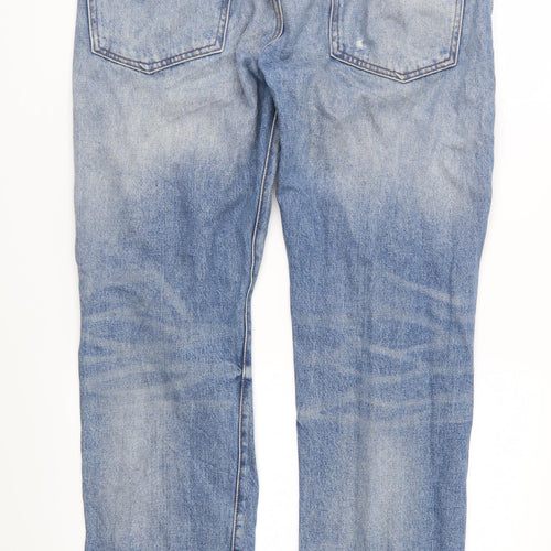 H&M Mens Black  Denim Straight Jeans Size 36 in L31 in